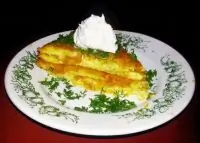 Французский омлет с кабачками