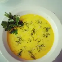 Сырный суп по французски