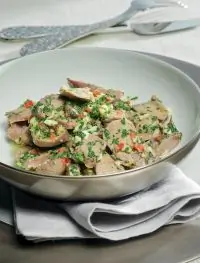 Салат из языка ягненка