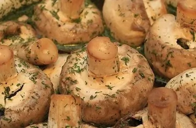 Шашлычки из шампиньонов