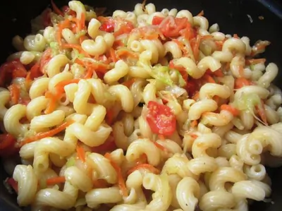 Осенняя паста с овощами