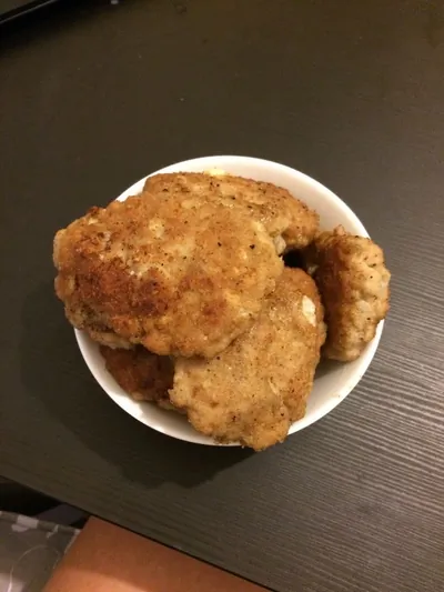 Мясные котлеты с сыром