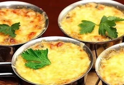 Жюльен с курицей и грибами