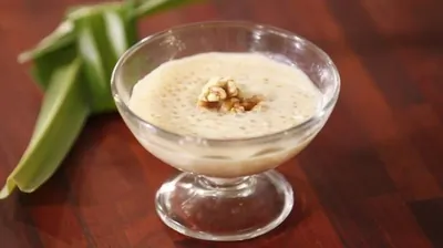 Пудинг из тапиоки в кокосовом молоке