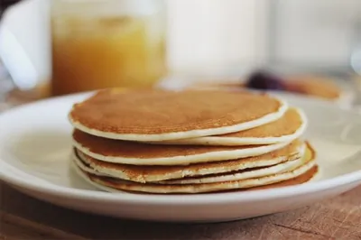 Панкейки с сливочным маслом