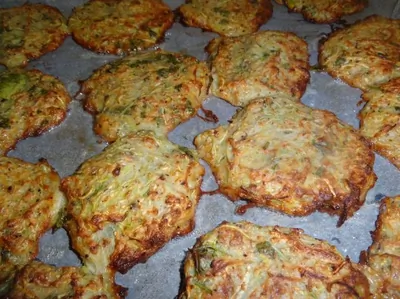 Оладушки овощные в духовке