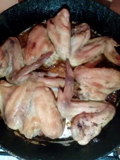 Куриные крылышки с горчицей и медом