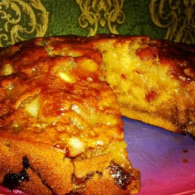 Медово-грушевый пирог