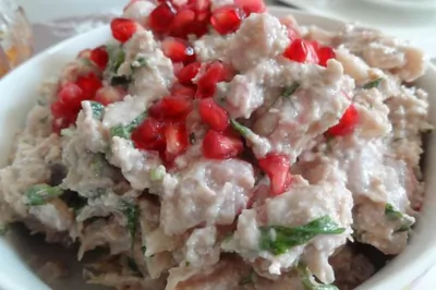 Фасоль в ореховом соусе бажа