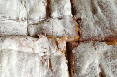 Яблочный штрудель с орехами