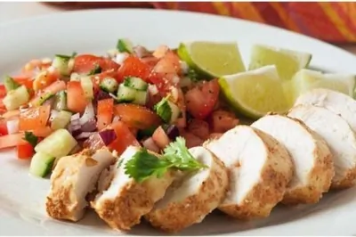 Куриная грудка под имбирно-сметанным соусом