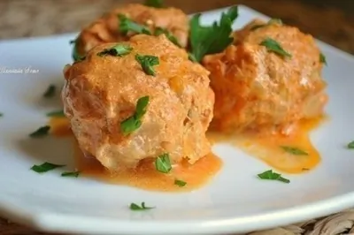 Ленивые голубцы в томатном соусе