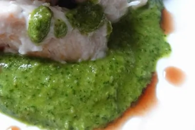 Соус песто с бальзамическим уксусом