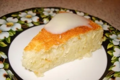 Манно-яблочный пирог