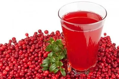 Домашний клюквенный морс