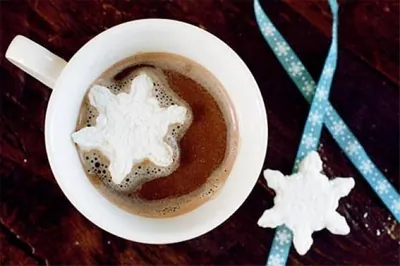 Какао с зефиром маршмеллоу