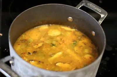 Суп овощной с брюссельской капустой