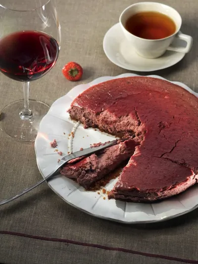 Творожно-свекольный пирог