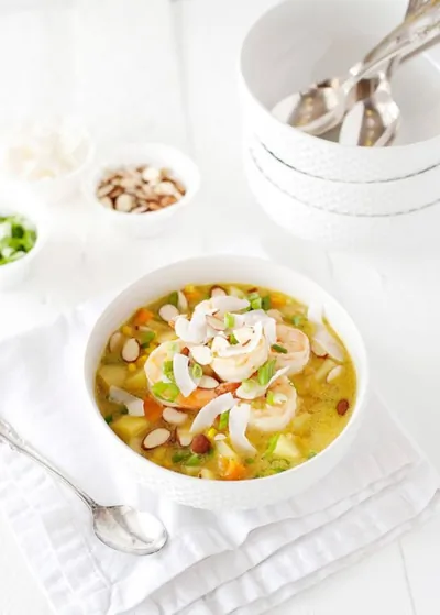 Чаудер с треской и кукурузой