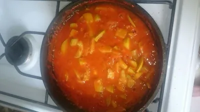 Кабачковая икра со сладким перцем