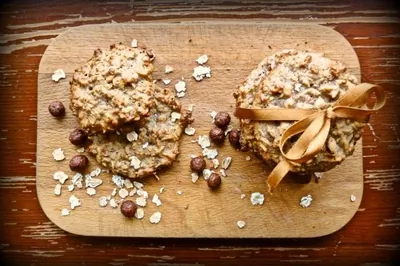 Овсяное печенье с корицей и молоком