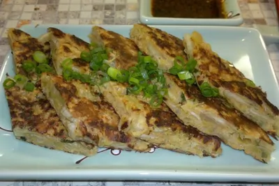 Оладья из кимчи (Kimchi Jun)