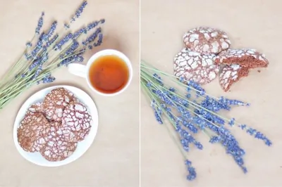 Шоколадное потрескавшееся печенье