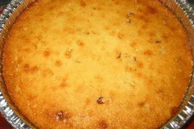 Манник на кефире с арахисом