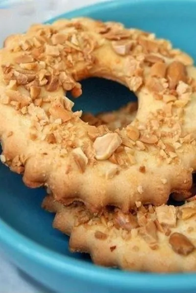 Песочные кольца с арахисом