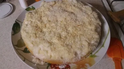 Быстрый кокосовый пирог со сливками