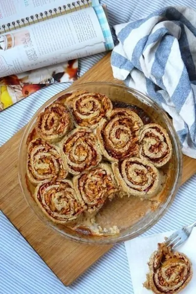 Запеканка с яблоками и хрустящей корочкой