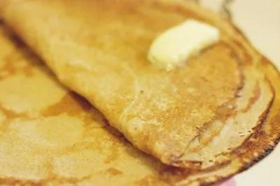 Гречневые тонкие блинчики