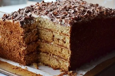 Бисквитный «Медовик» без масла