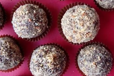 Быстрые конфеты с творогом и мюсли