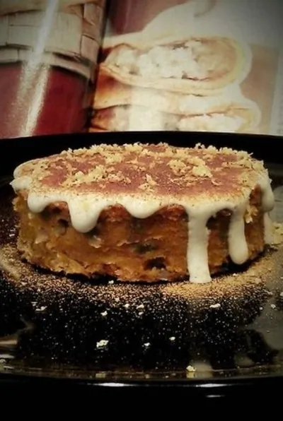 Морковно-медовый кекс с семенами подсолнечника