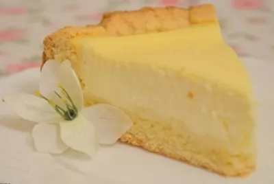 Ванильный сметанник из песочного теста