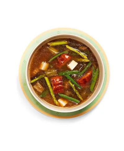 Суп мисо с бурыми или красными водорослями