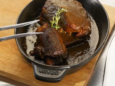 Ребра в соусе барбекю