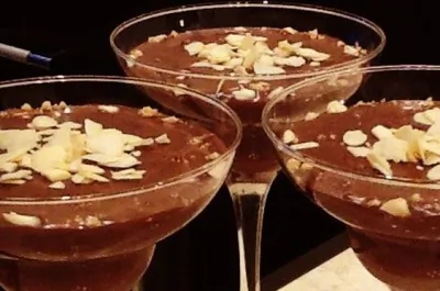 Шоколадный мусс с фундуком