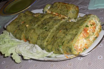 Рулет из кабачков