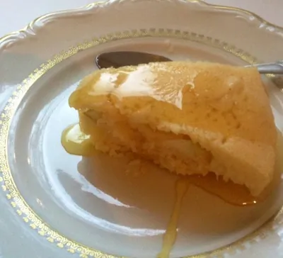 Манник с яблоками