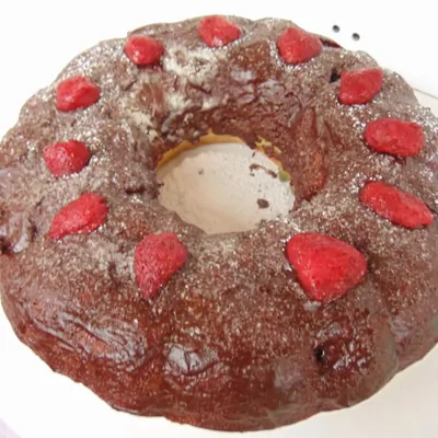 Пирог с клубникой.