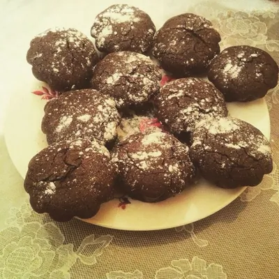 Нежные шоколадные маффины с влажной серединкой