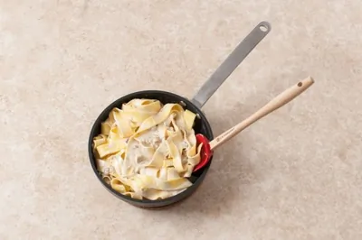 Паппарделле с белыми грибами