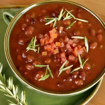 Пряный фасолевый суп