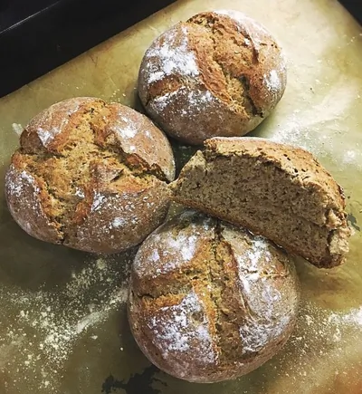 Бездрожжевой масала-хлеб