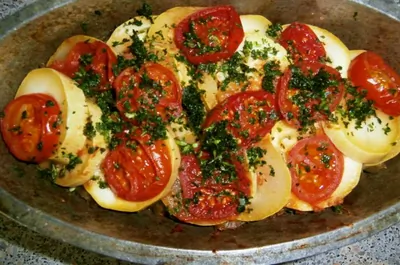 Запеканка с мясом и овощами