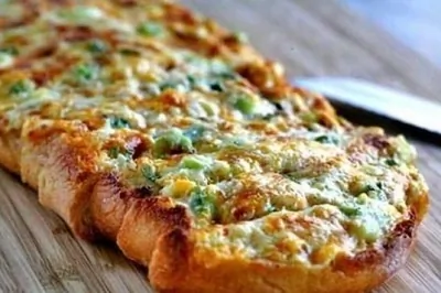 Мини-пицца на хлебе