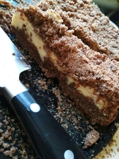 Творожный пирог с шоколадом