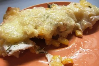 Курица с кукурузой по гавайски